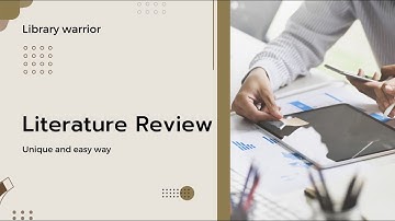 Literature Review #project #thesis #literaturereview #research #project #thesis #ignou #mlis