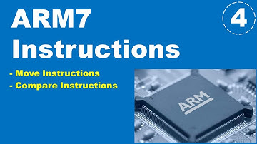 ARM Instruction Set -Data Processing Instructions - Move and Compare (MOV, MVN, CMP, CMN, TST, TEQ )