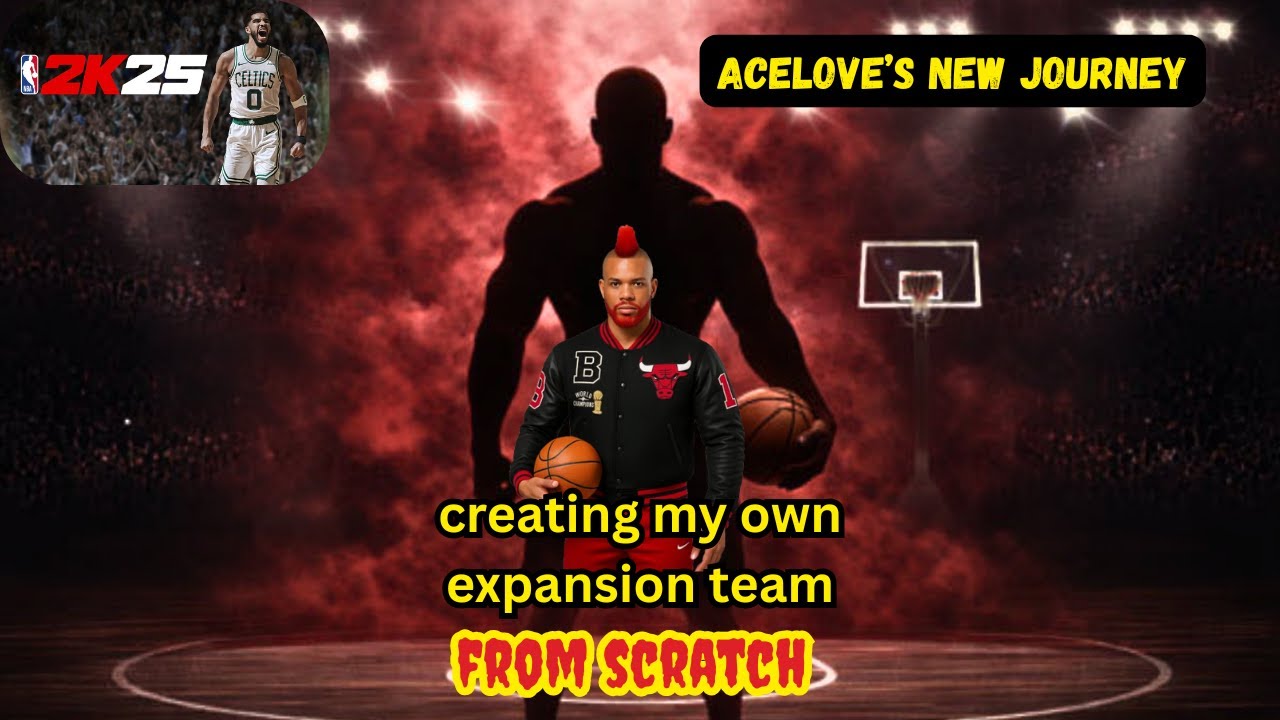 NBA2k25 Creating my expansion team from scratch to win championships inside 10 seasons