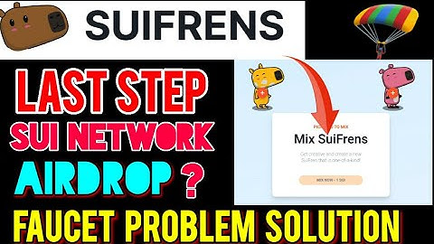 SUI Airdrop ? Last Steps " SUIFRENS"  FOR ALL person.. #sgrcrypto #nft #earnonline #crypto #online