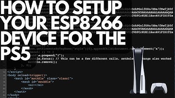 How to setup your ESP8266 Device to Self Host JB and etaHEN payload