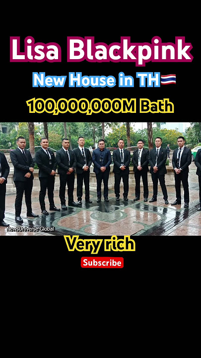 LISA BLACKPINK 100M new house in 🇹🇭 #kpop #music #blackpink #celebrityhomes