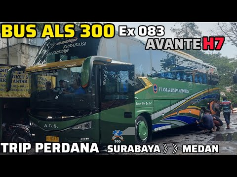 Trip Perdana Bus ALS 300 Reborn Avante H7 