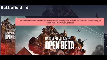 Fix Battlefield 6 Error This Software Cannot Be Used At The Same Time As Game VirtualController