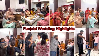 Punjabi Wedding Highlights 💕Ladies Sangeet