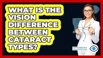 What Is The Vision Difference Between Cataract Types? - Optometry Knowledge Base