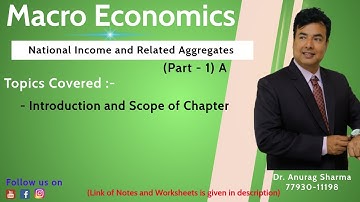 3.1 Part A  |  National Income and Related Aggregates | Class XII | Macro Economics