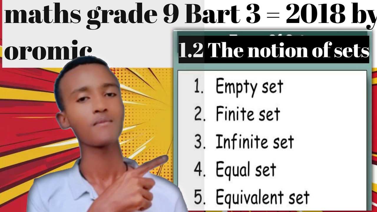Maths grade 9 unit 1 part 3 // grade 9 maths unit 1 afaan oromoon - YouTube