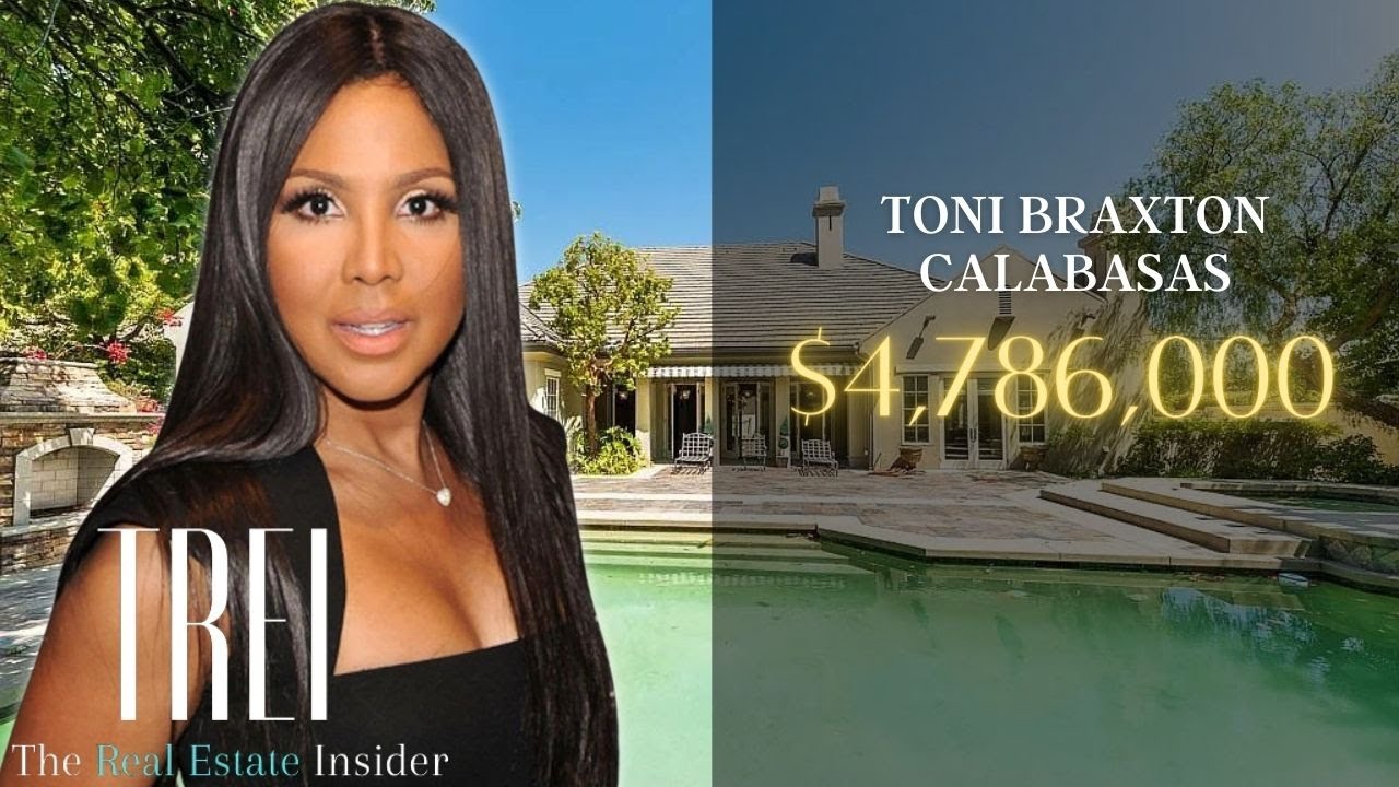 Toni Braxton House Tour Calabasas 4,786,000 YouTube