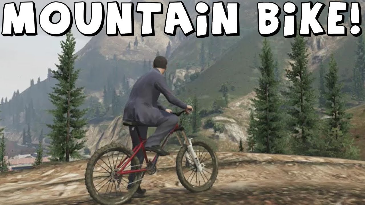 Grand Theft Auto 5 Mountain Bike Climbing Mt Chiliad YouTube