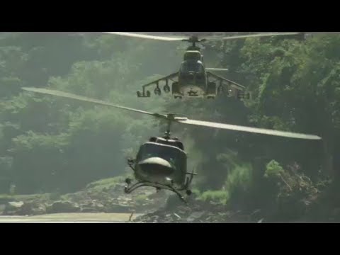Rambo 2 Helicoptero Vs Helicoptero. Latino