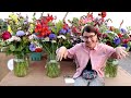 Making Flower Bouquets From Nothing | Early Season Cut Flower Farm