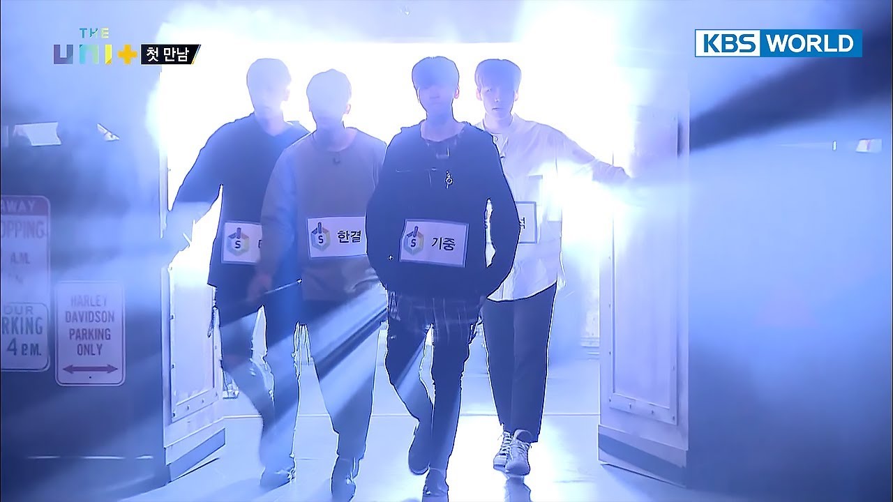 Male contestants' first encounter! Order of entrance by # of Boots [The Unit/2017.12.21]