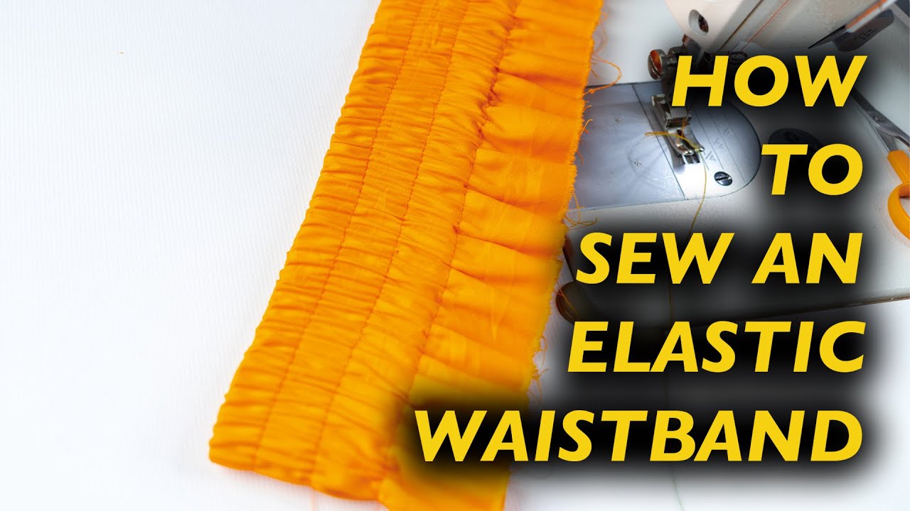 How to Sew and Topstitch an Elastic Waistband » Helen's Closet