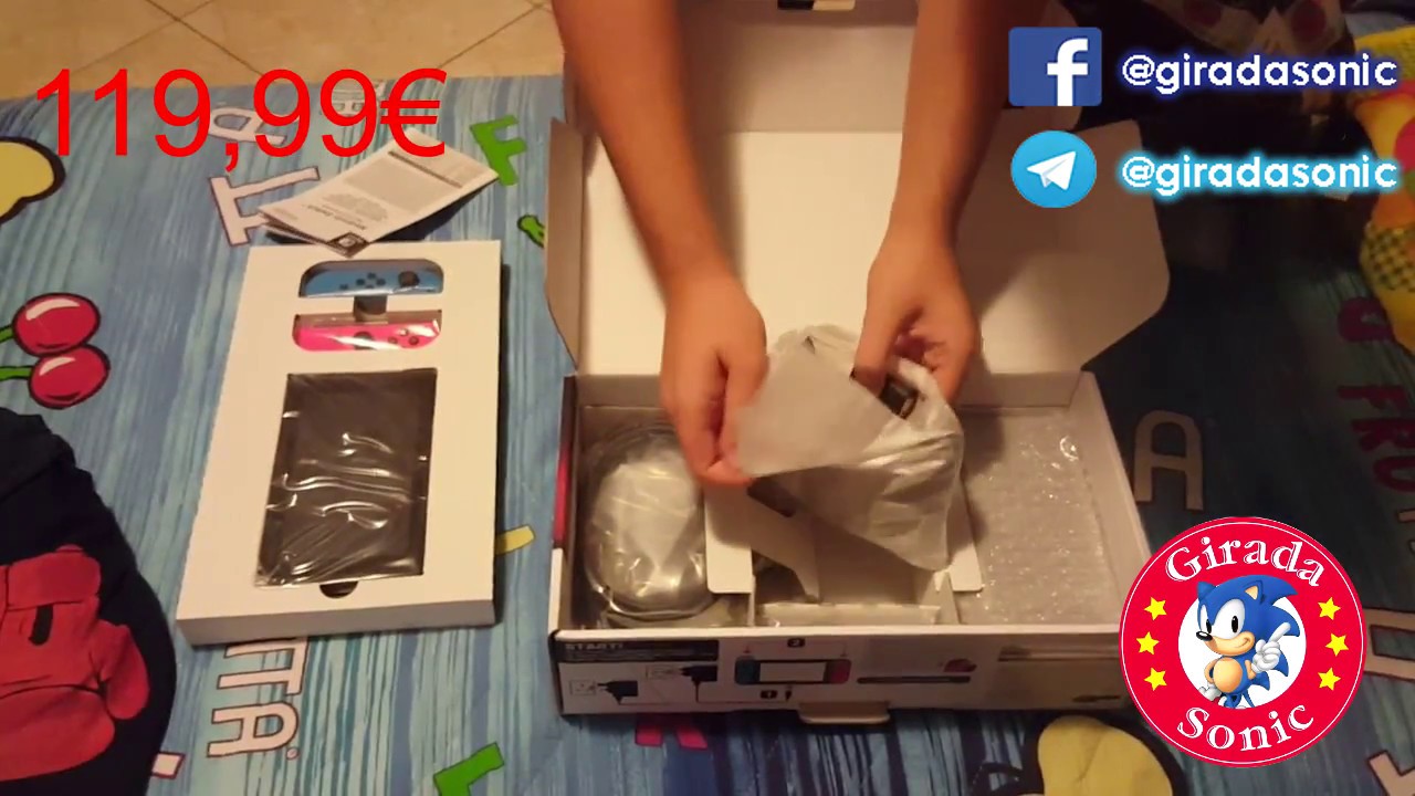 [ UNBOXING 36 ] Nintendo Switch - GIRADA SONIC