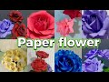 Beautiful Paper Roses 🌹 Easy DIY Flowers from Paper & Tissue Flowers