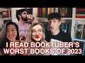 I read booktubers worst books of 2023 ft gabbyreads tiachu gavinreadsitall