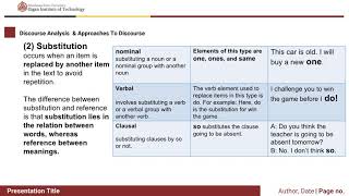 GRAMMATICAL & LEXICAL COHESION