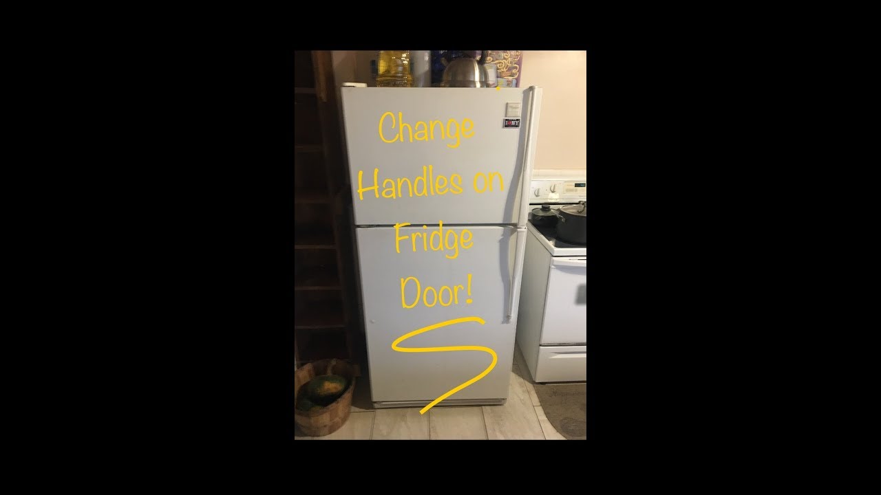 How to Change Handles on Fridge Door! Easy DIY Tutorial YouTube