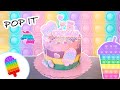 TORTA o PASTEL de POP IT | Decoración FÁCIL! 😍