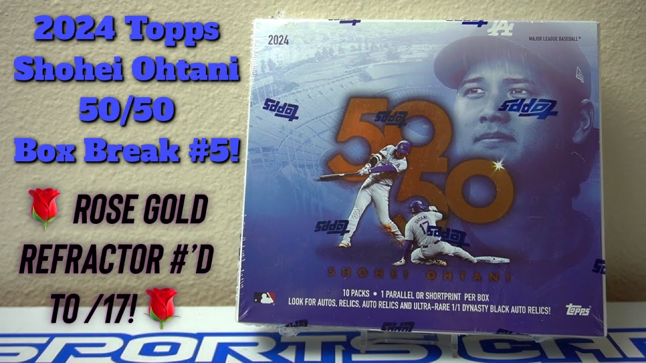 2024 Topps Shohei Ohtani 50/50 Box Break #5! 🌹 ROSE GOLD