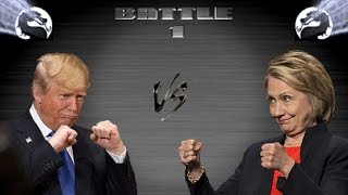 Mortal Kombat Политический Мортал Комбат 11 Трамп vs Клинтон