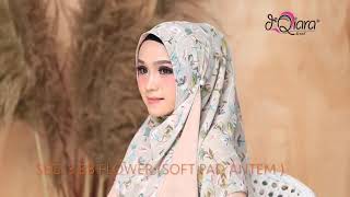 Segitiga Soft Pad New Motif Flower original deQiara Hijab