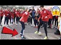 CAN I NUTMEG THE ENGLAND WOMENS FOOTBALL TEAM !? (CRAZY REACTIONS)