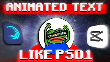 How To Make Text Glitch Effect Like @PSD1! | Itz Me Ninja