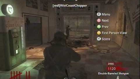 Part 4:Call of Duty 5 (World at War) Nazi Zombies:Vurreckt Map Pack 1 Gameplay