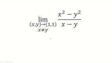 lim (x,y) approaches (0,0) of (x^2-y^2)/(x-y)