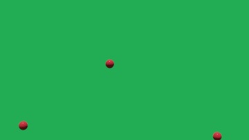 3 Balls Juggling Green Screen Animation High Quality Video With Reflections