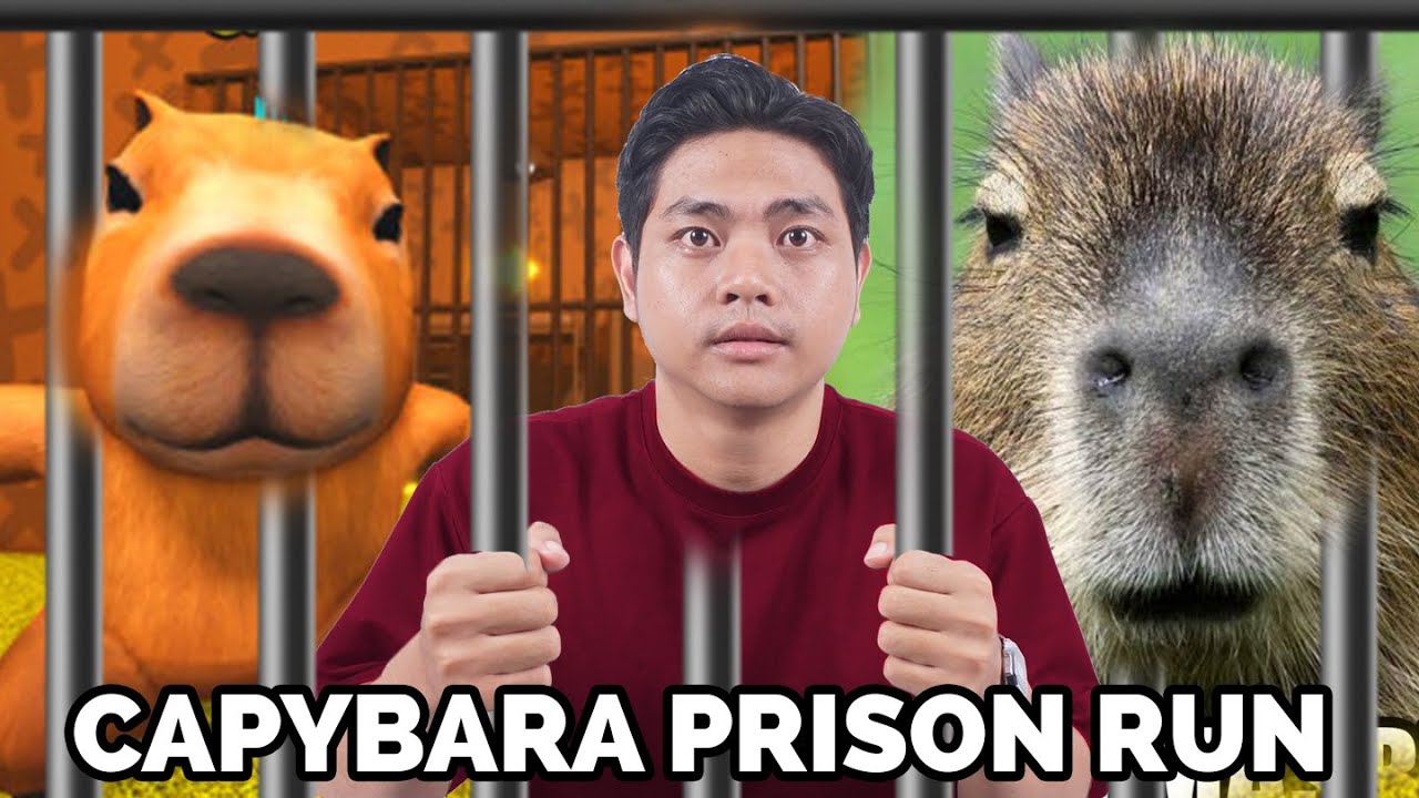 Capybara Prison Run I Santai MasBro #roblox #barryprisonrun #capybara # ...
