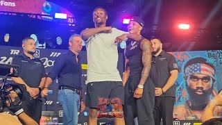Xander Zayas vs Jaron Boots Ennis undercard faceoffs #boxing 