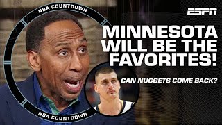 THE WOLVES ARE HERE 😤 The Nuggets can't get away from Minnesota! - Stephen A. | NBA Countdown