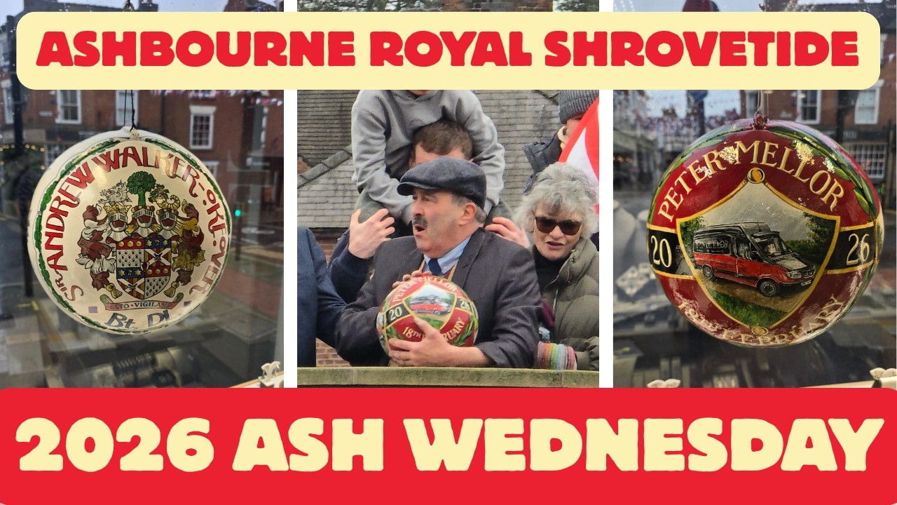 Ashbourne Royal Shrovetide Football 2026 Ash Wednesday