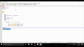How to program a menu in Batch
