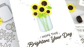 Introducing the Sending Sunflowers Card Kit | Creating a Translucent Vase with Vellum