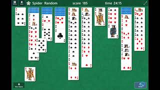 spider Solitaire Gameplay Walkthrough