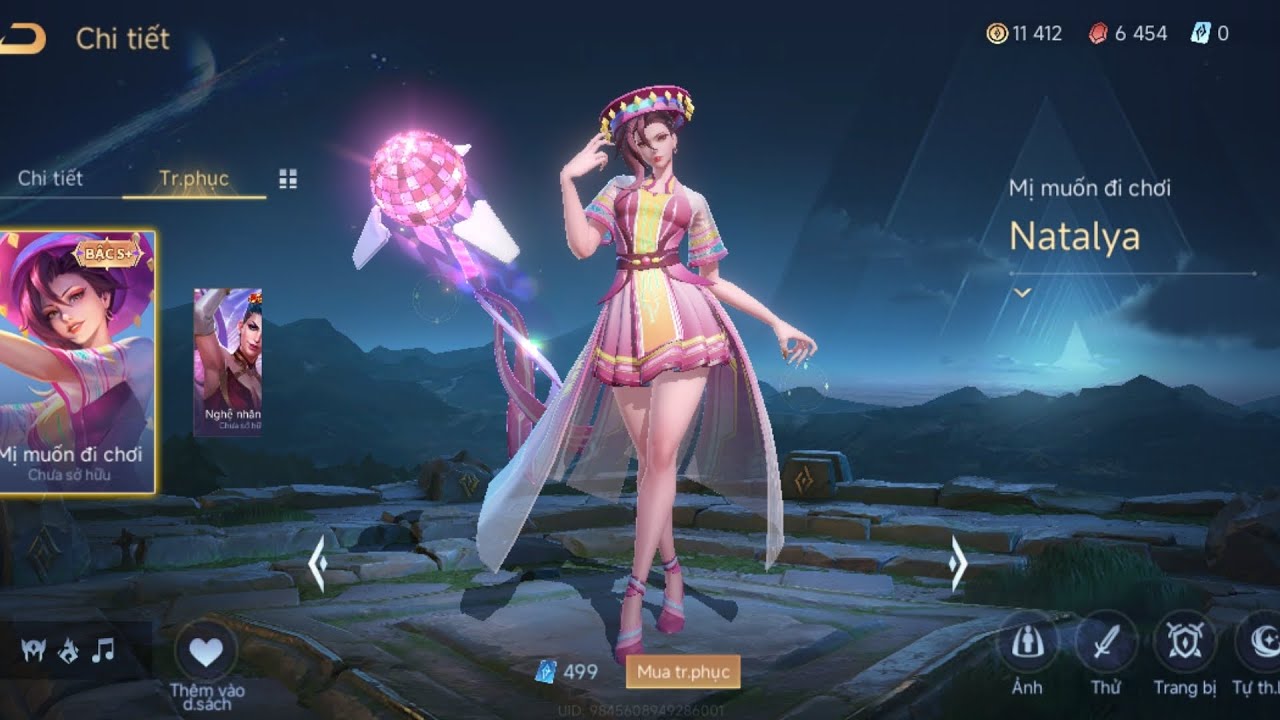 lqm-mở màn vs Nataly skin mị muốn đi chơi