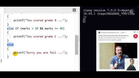 C Programming in Marathi, else if  ladder by Dr. Pranav Patil