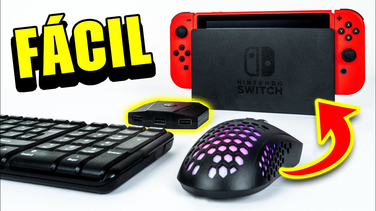 Usa CUALQUIER TECLADO para JUGAR en tu NINTENDO SWITCH 😱 GameSir Aim Box (2021)