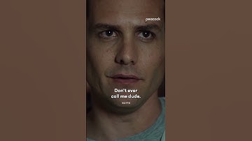 Thumbnail of Not on a “dude” basis yet #Suits #HarveySpecter #MikeRoss #Shorts