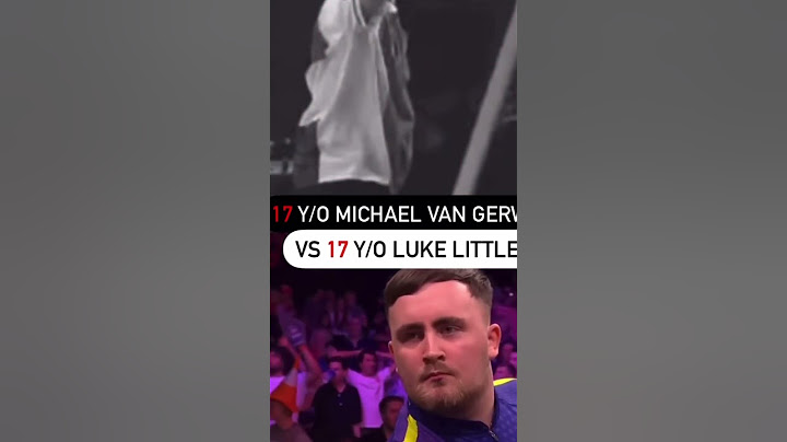17 Y/O Luke Littler vs 17 Y/O Michael van Gerwen!🤯🎯#pdc #elite #darts #mvg #littler #pdc #pro #fyp