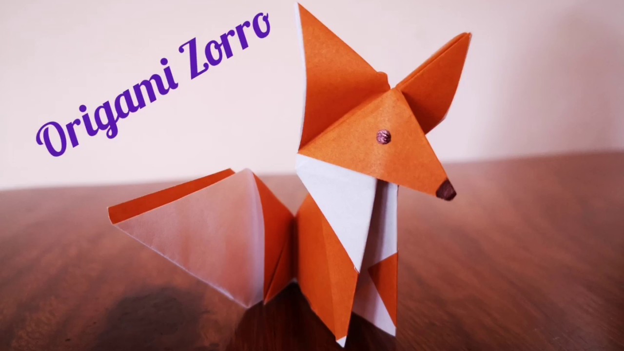 🦊 ORIGAMI PAPER FOX YouTube