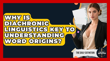 Why Is Diachronic Linguistics Key To Understanding Word Origins? - The Daily Definition