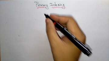 primary indexing in database | indexing | DBMS | Lec-73 | Bhanu Priya