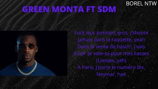 Green Montana & SDM - NEYMAR JR (Paroles/Lyrics)