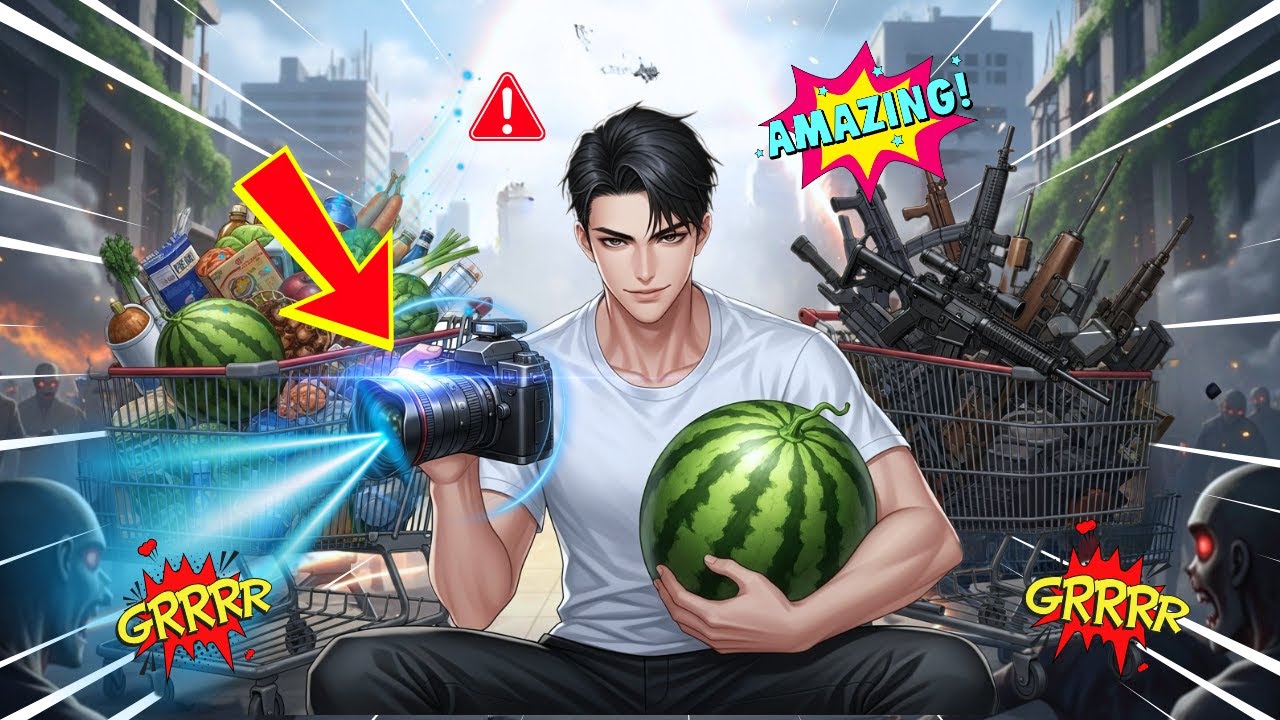 🌟 ¡El APOCALIPSIS LLEGÓ! CÁMARA Mágica Multiplica Comida y Armas contra ZOMBIES 📸 | Manhwa mejor