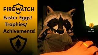 Firewatch Extra. All Easter Eggs and Achievements/Trophies!